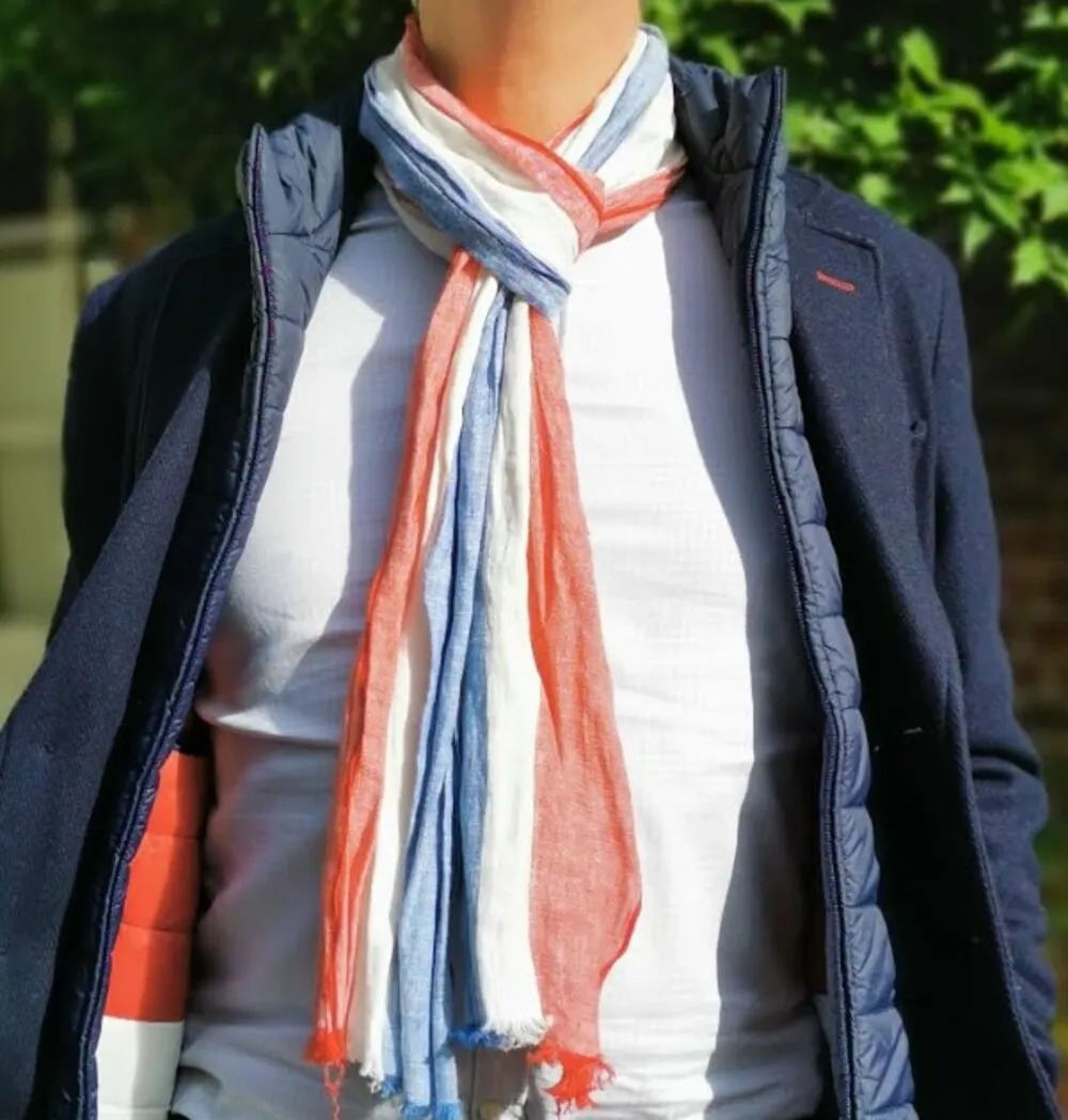 CHECHE BLEU-BLANC-ROUGE